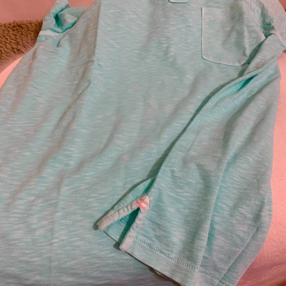 Brand New VINEYARD VINES Men's ISLAND Dyed Slub SS COTTON Pocket Polo CAICOS Med - Picture 9 of 16